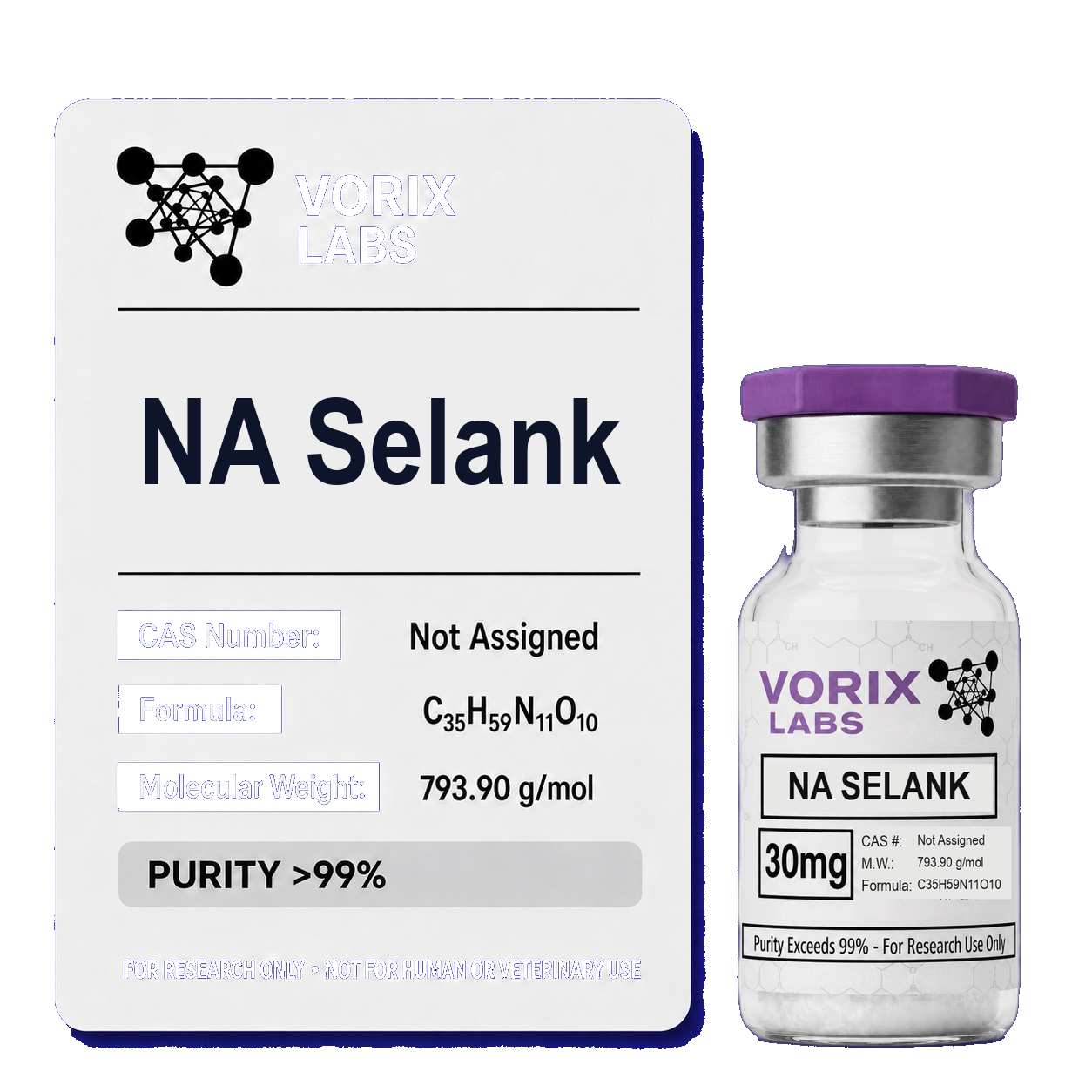 N-Acetyl Selank (Amidated) (30mg)